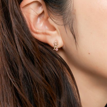 K10 ネコ×サカナ スタッドピアス