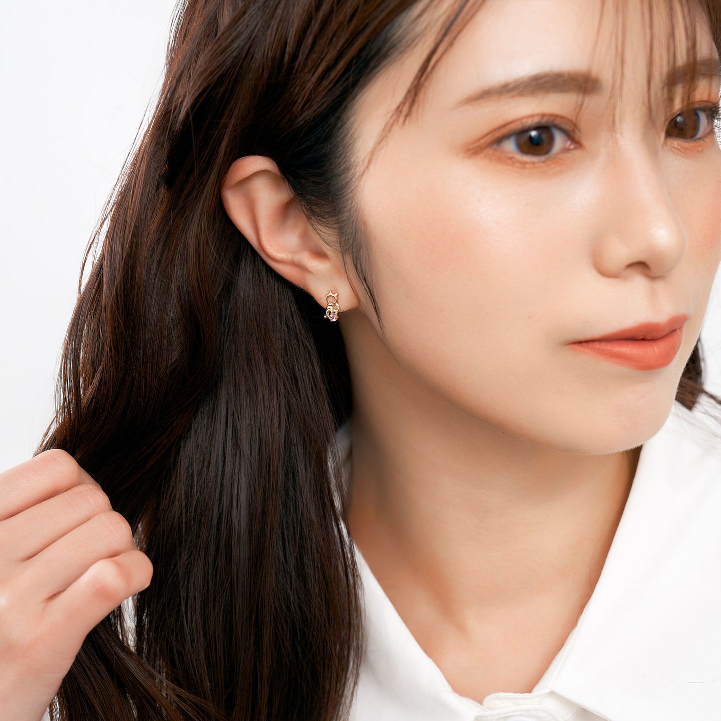 K10 ネコ×サカナ スタッドピアス