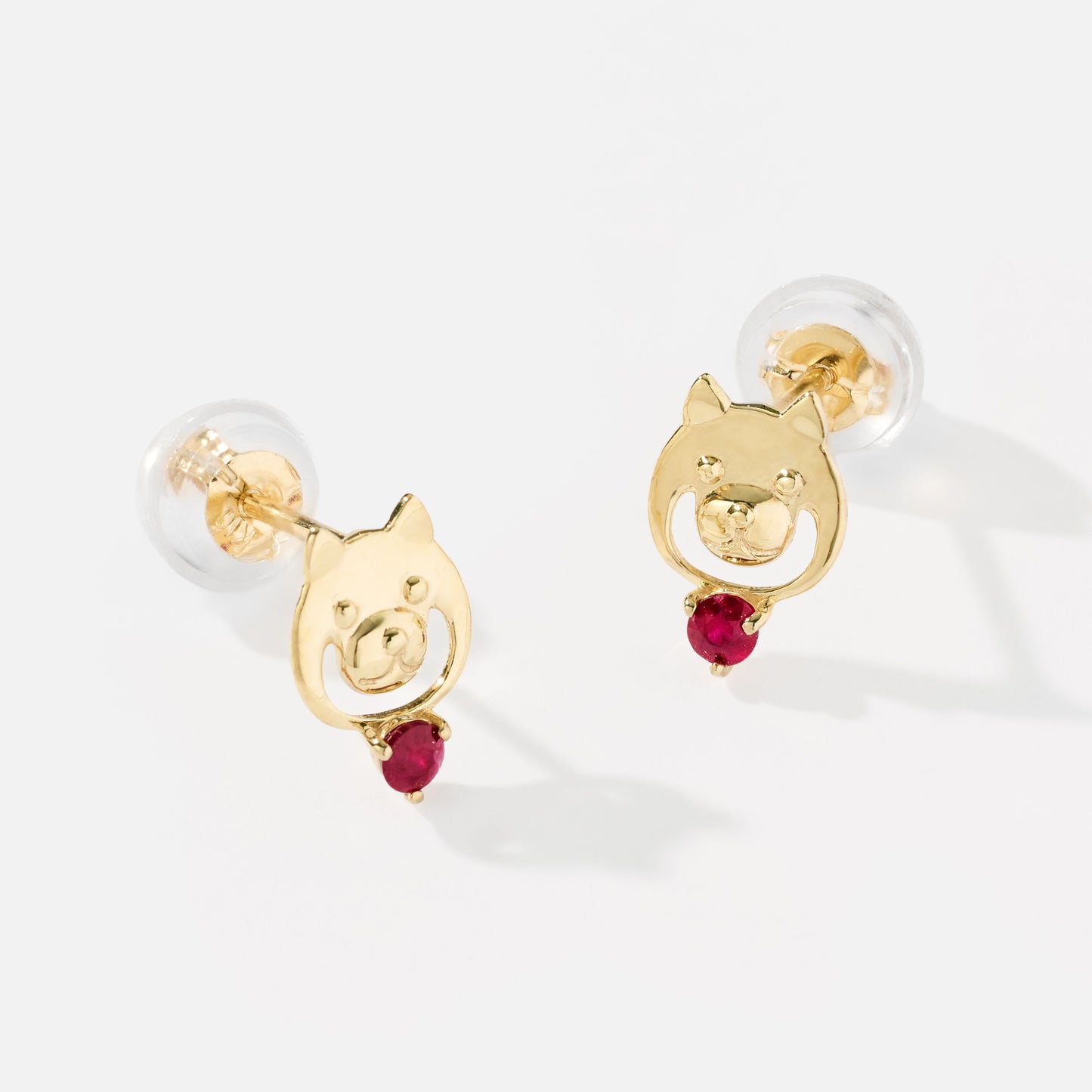 K10 柴犬 スタッドピアス（01）