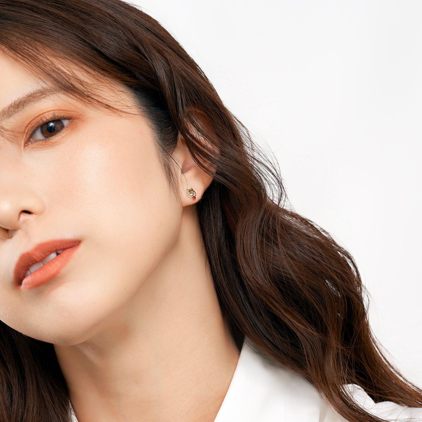 K10 柴犬 スタッドピアス（01）