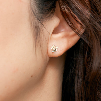 K10 柴犬 スタッドピアス（03）