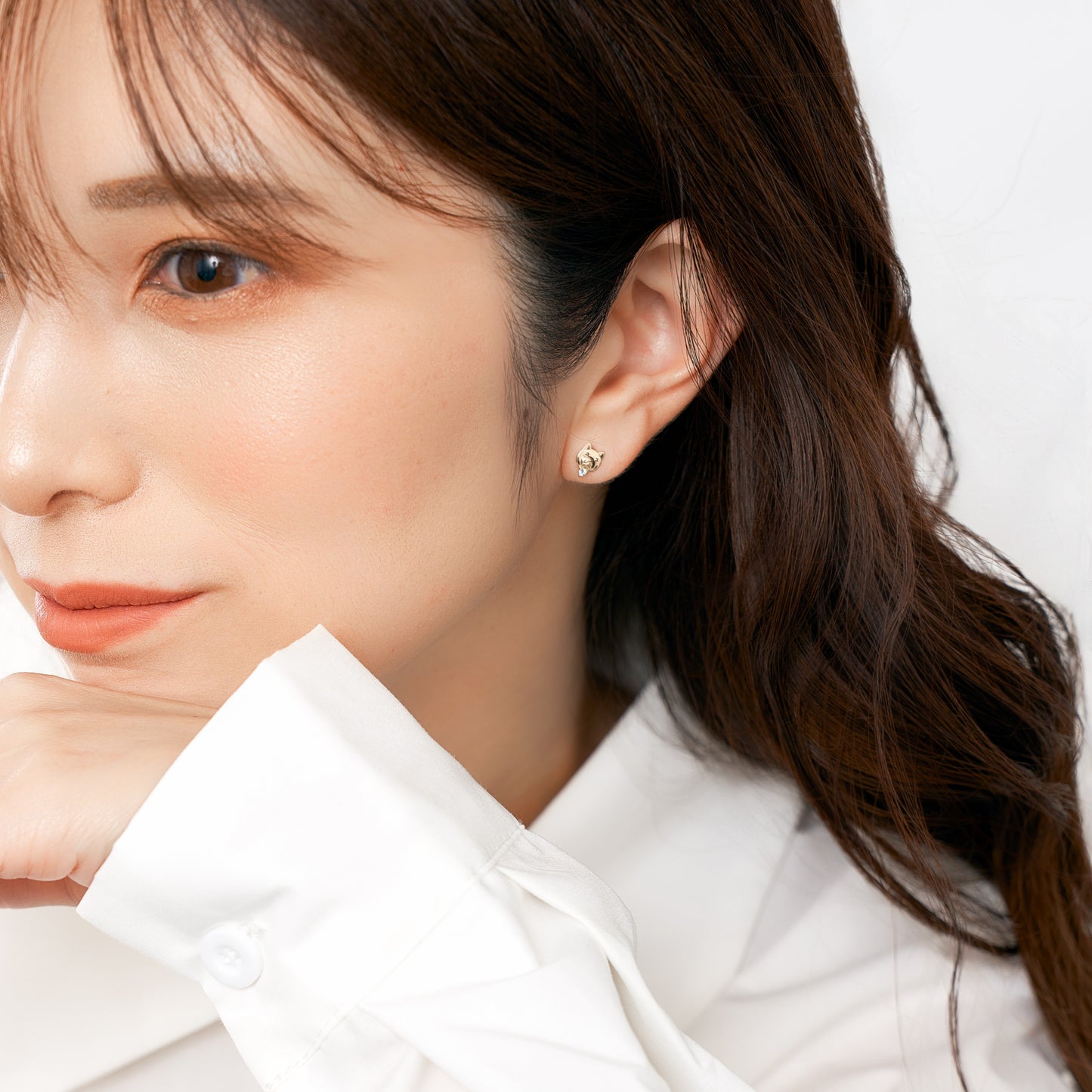 K10 柴犬 スタッドピアス（03）