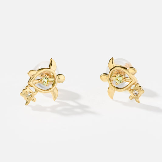 K10 親子カメ スタッドピアス