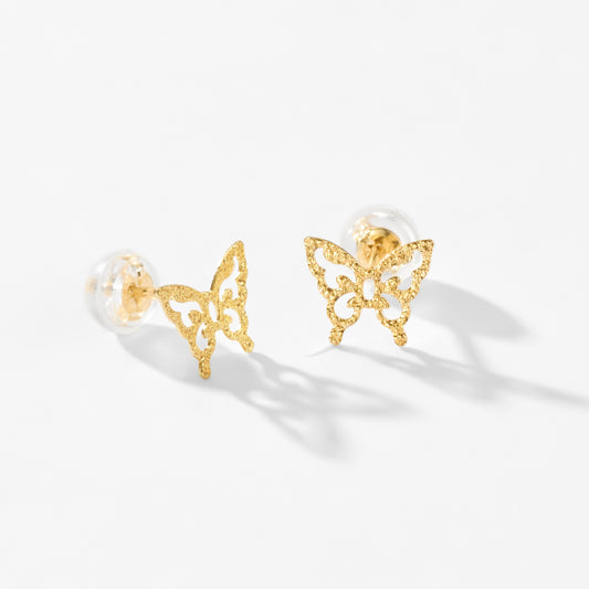 K10 蝶 バタフライ スタッドピアス