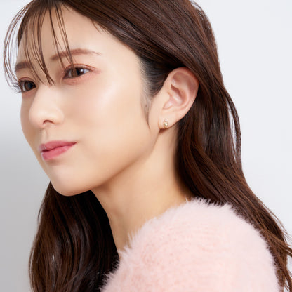 K10 ハート スタッドピアス