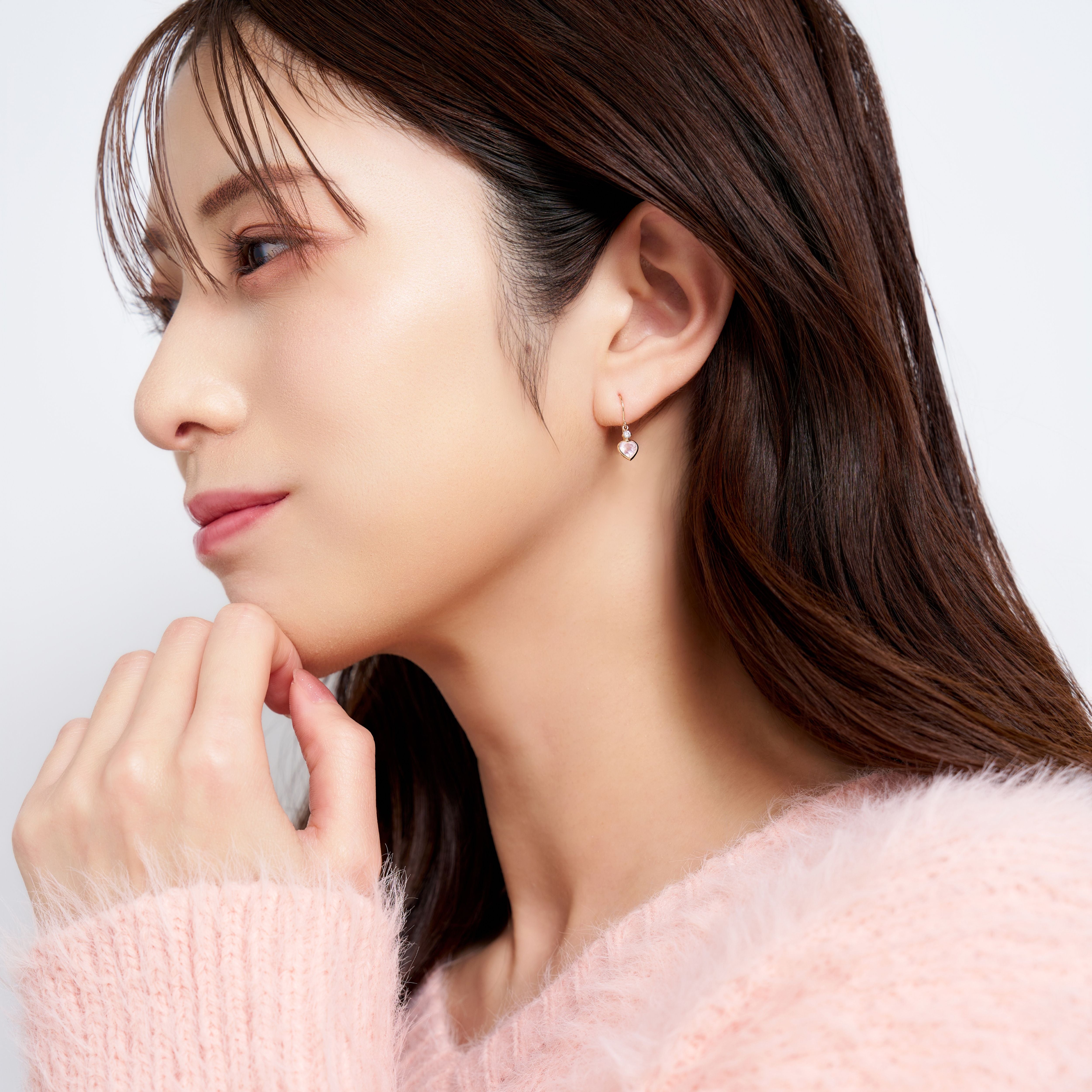 K10 ハート フックピアス - me.（エムイードット）