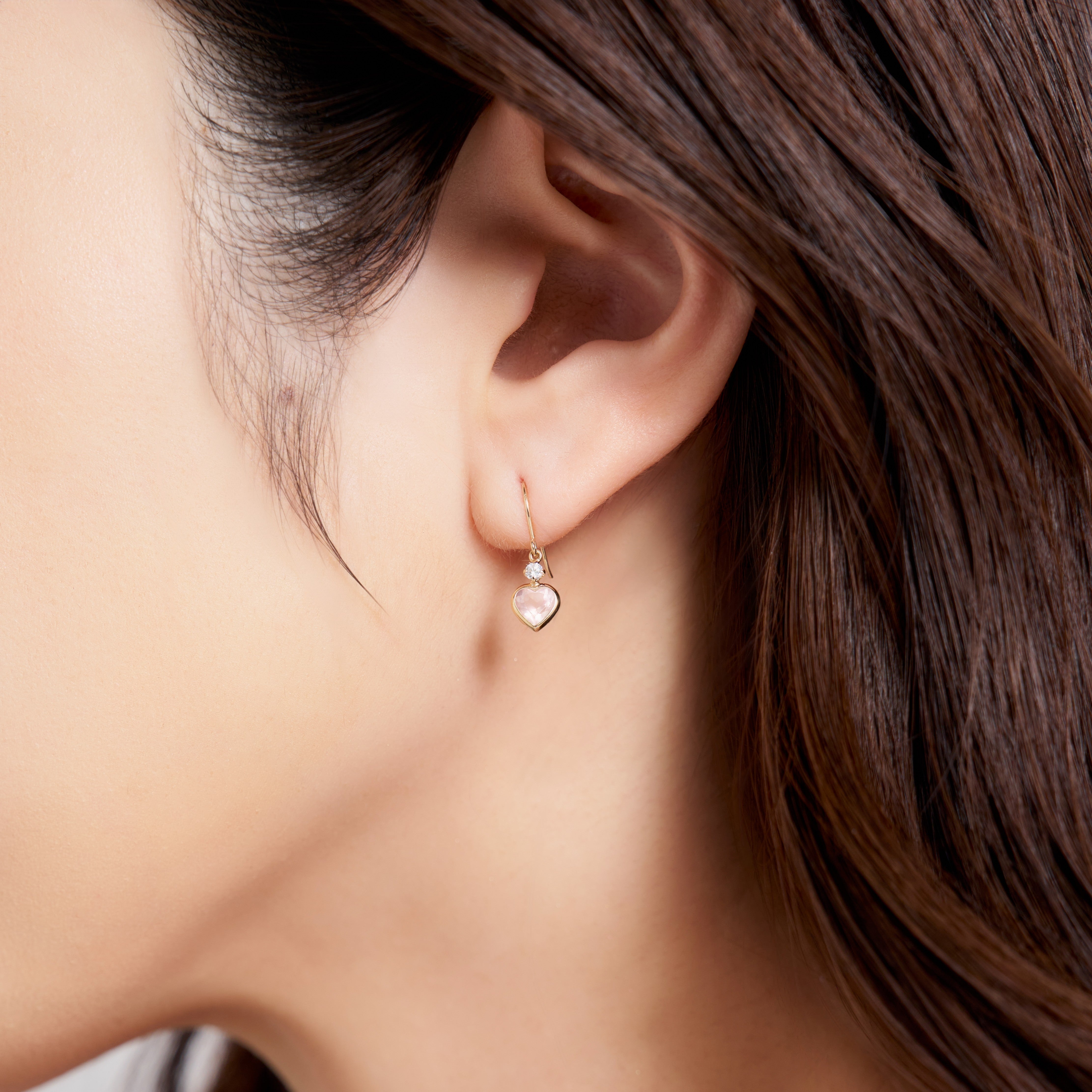 K10 ハート フックピアス - me.（エムイードット）