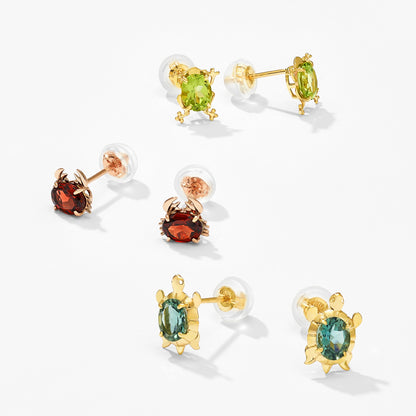 K10 カメ スタッドピアス