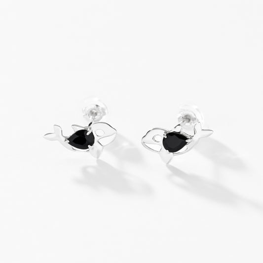 K10WG シャチ ピアス