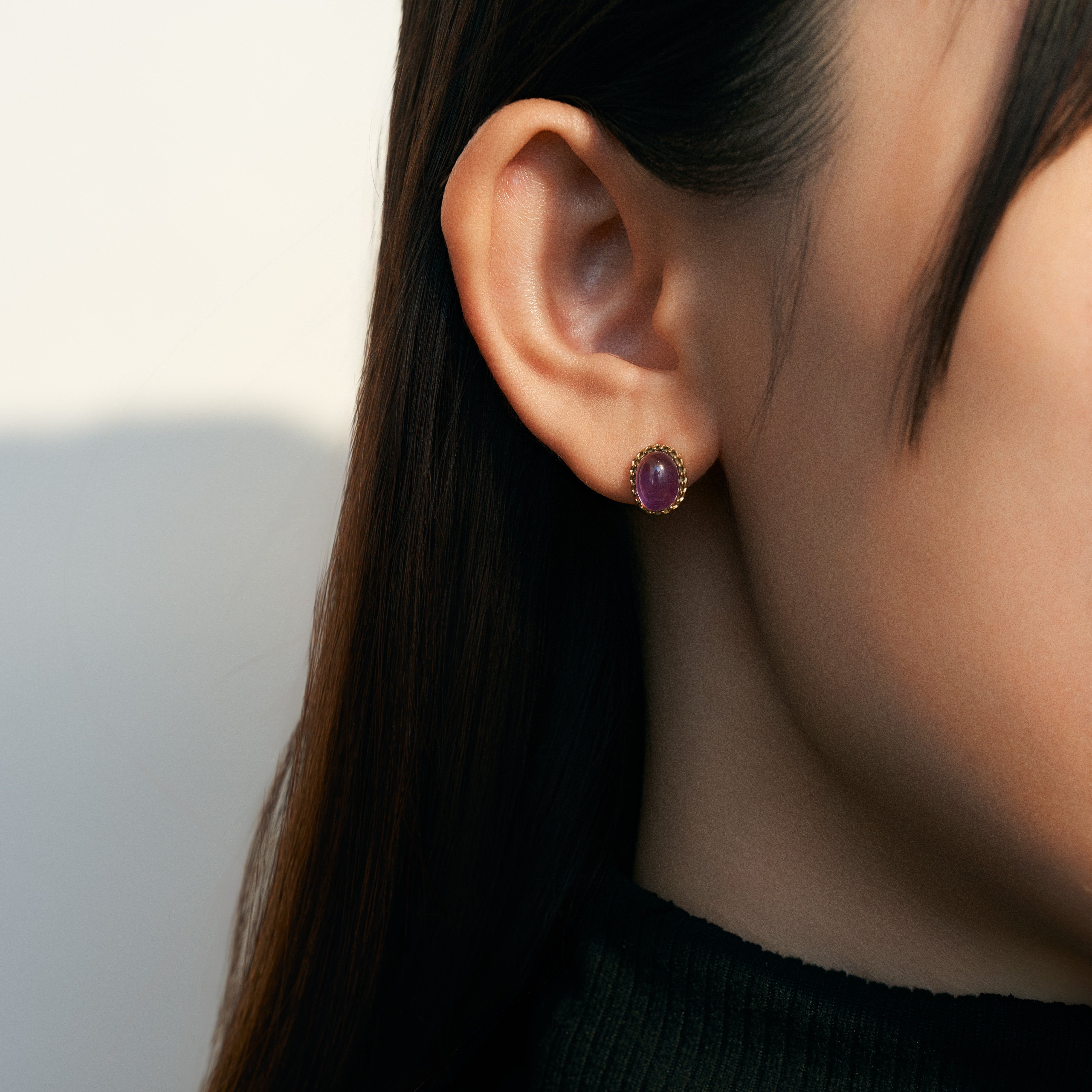 n.♡ページです♪天然石ピアス7点です♪ 楽天市場】【雑誌GINGER掲載】 スクエアカボション 選べる