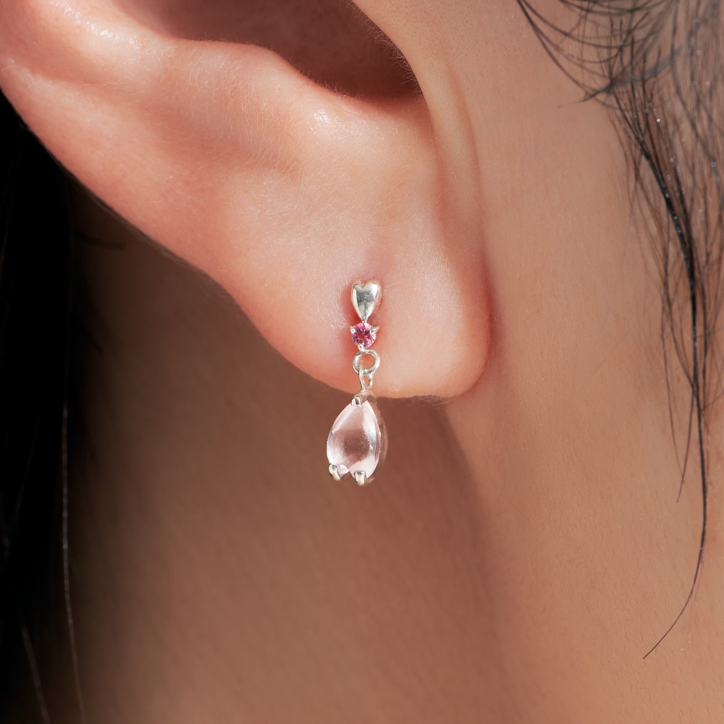 【予約販売】SV925 夜桜 スタッドピアス