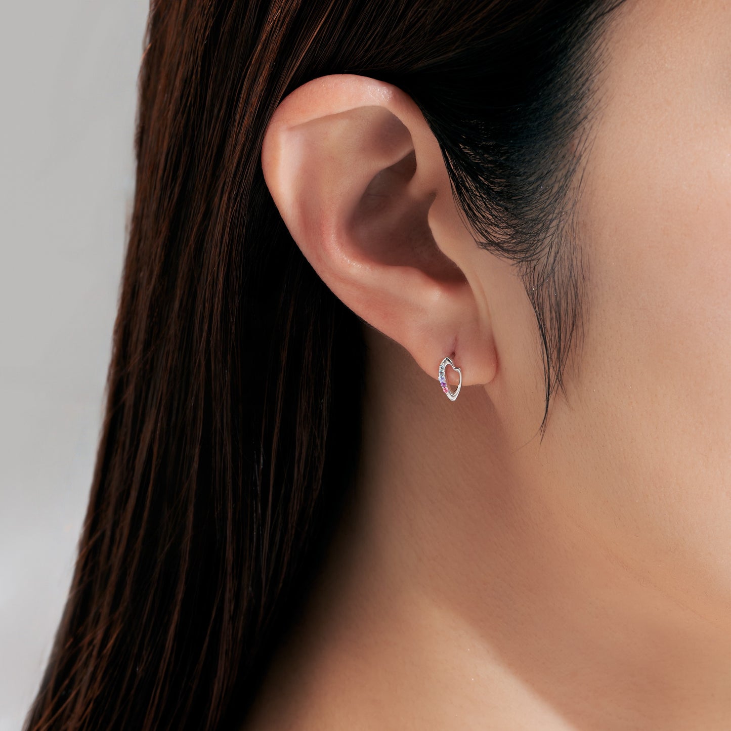 【予約販売】K10WG 夜桜 スタッドピアス