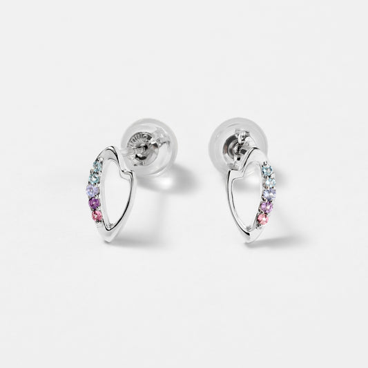 【予約販売】K10WG 夜桜 スタッドピアス