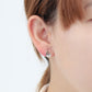【受注生産】K10 ONYX ＆ SHELL COLLECTION スタッドピアス（ツユ：シェル-YG/WG）