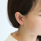 K18 爪留め 誕生石 スタッドピアス（3mm/4mm）【3月アクアマリン】